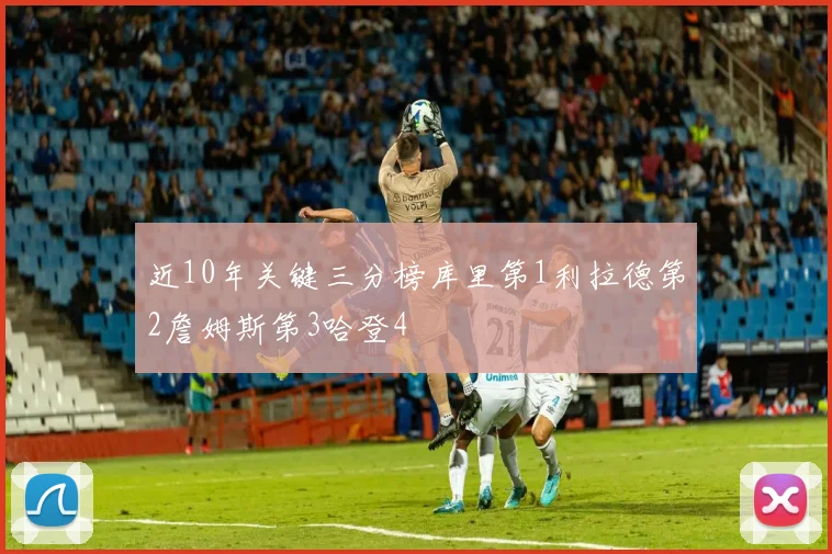近10年关键三分榜库里第1利拉德第2詹姆斯第3哈登4